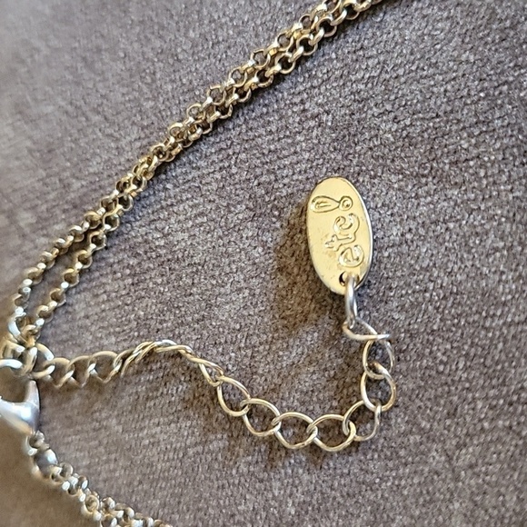 VTG ETC! Bauble Beaded Double Chain Plastron Bib Punk Statement Necklace - Picture 5 of 6